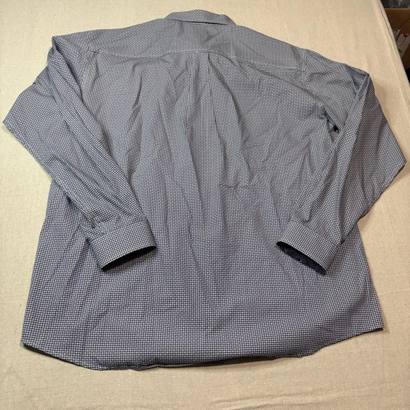 Cinch Men’s Button Up Shirt Men’s Sz XL Long Sleeve Gray Black Diamond Square - Picture 3 of 5